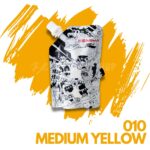 MIYA HIMI - Gouache - Refill bag (navulling) 100ml - Medium Yellow 010