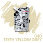 MIYA HIMI - Gouache - Refill bag (navulling) 100ml - Teeth Yellow Grey 040