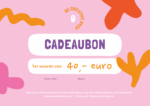 Be Creative shop! Digitale Cadeaubon t.w.v. €40,-