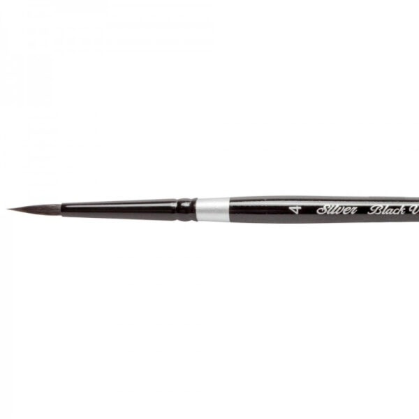 Silver Brush Black Velvet - Aquarel, Inkt & Gouache penseel Round - Serie 3000S - maat 4
