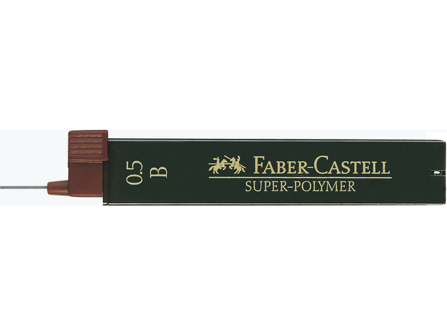 Faber Castell navulling potloodstiftjes Super-Polymer 0,5 mm - Hardheid B