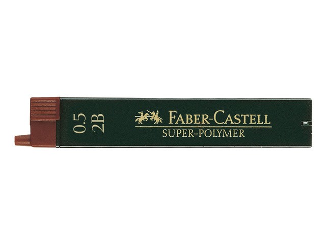 Faber Castell navulling potloodstiftjes Super-Polymer 0,5 mm - Hardheid 2B