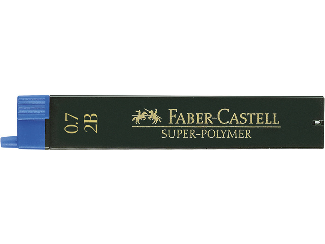 Faber Castell navulling potloodstiftjes Super-Polymer 0,7 mm - Hardheid 2B