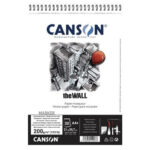 Canson The Wall alcohol marker papier spiraalblok - 30 vellen 200 grams - A4