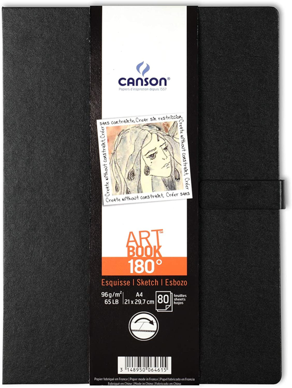 Canson ArtBook 180Â° Schetsboek - 80 vellen - A4