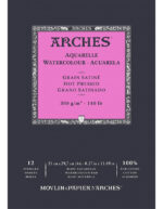 Arches Aquarelpapier - Hot pressed - 300 grams - 12 vellen - A4