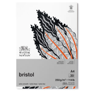 Winsor & Newton Bristol papier - 20 vellen 250 grams papier - A4