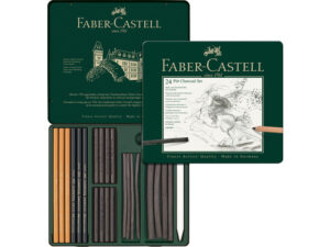 Faber Castell houtskoolset Pitt Monochrome - set van 24