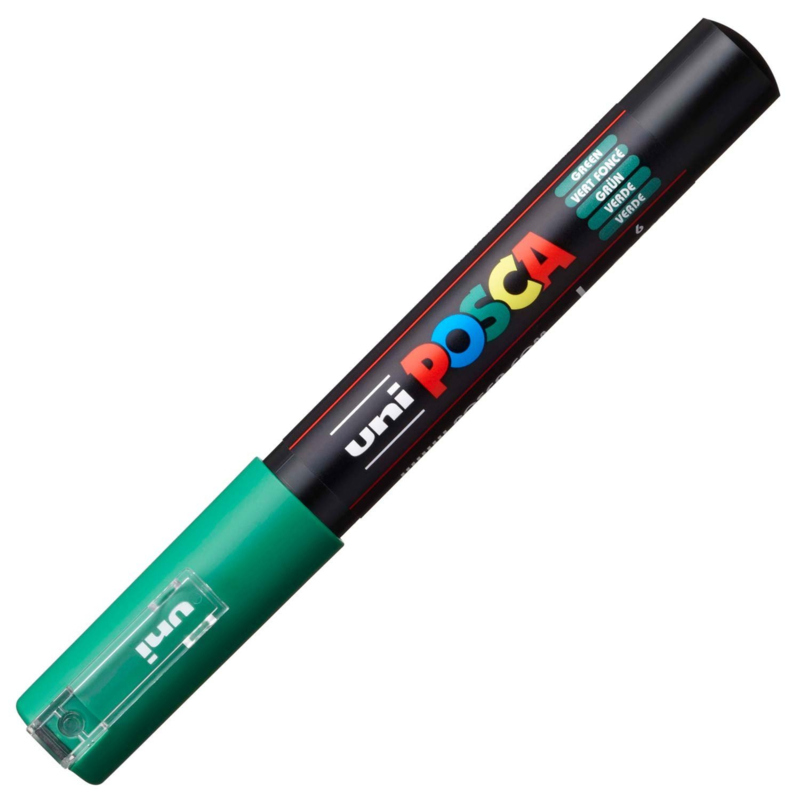 Uni Posca Paint Marker PC-1MC conische punt  - Groen