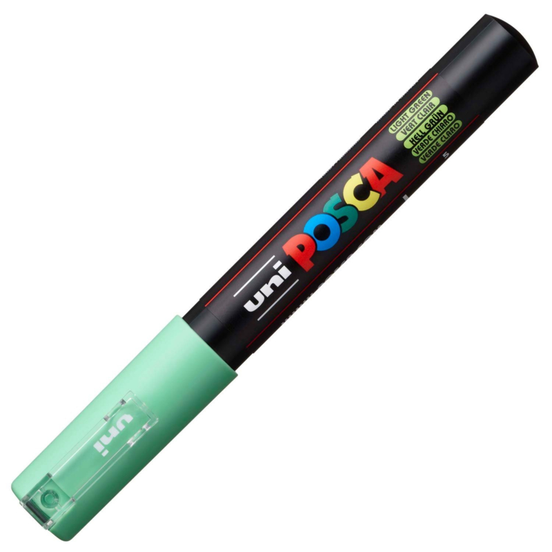 Uni Posca Paint Marker PC-1MC conische punt  - Lichtgroen