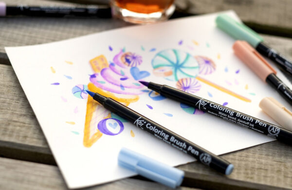 Sakura Koi coloring brush pen Bright - set van 6