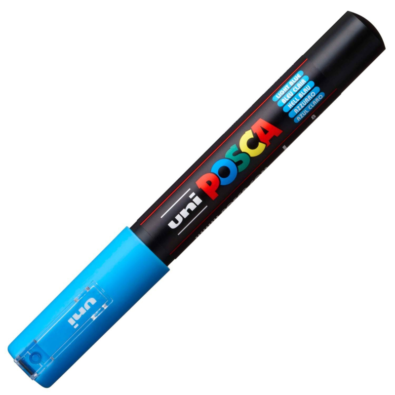 Uni Posca Paint Marker PC-1MC conische punt  - Lichtblauw