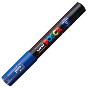 Uni Posca Paint Marker PC-1MC conische punt  - Donkerblauw