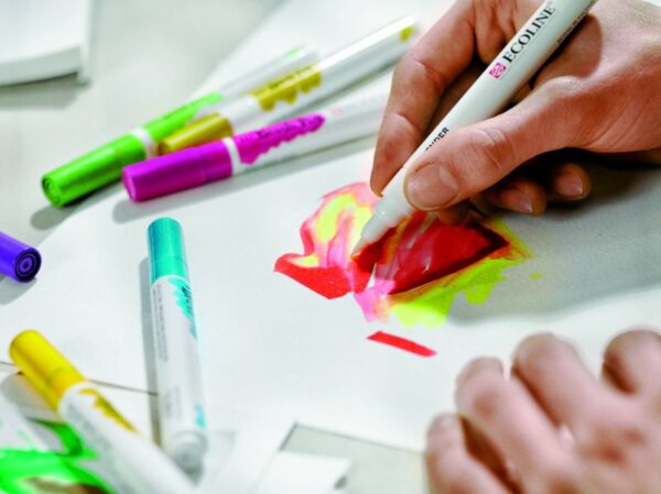 Talens Ecoline Brush Pen - set van 5 - pastel