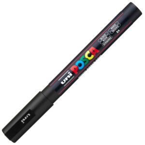 Uni Posca Paint Marker PC-3M  - Zwart