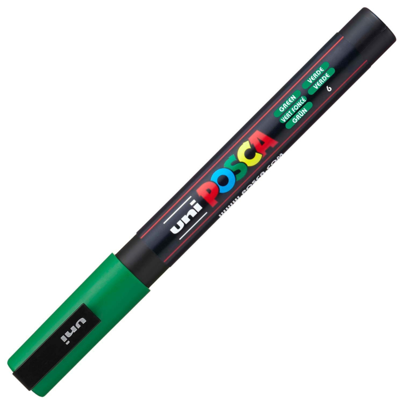 Uni Posca Paint Marker PC-3M  - Groen