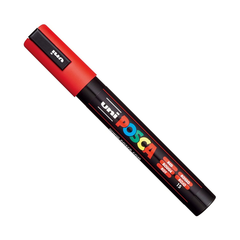 Uni Posca Paint Marker PC-5M - Rood