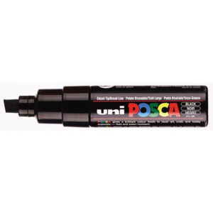 Uni Posca Paint Marker PC-8K - Zwart