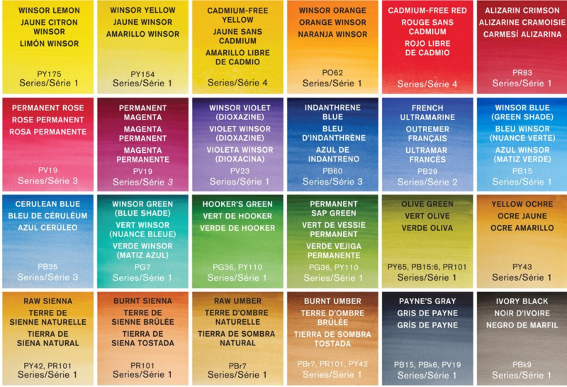 Winsor & Newton Professional - Aquarelverf set van 24 kleuren