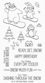 My Favorite Things clear stamps - set van 17 - Ready, Set, Snow