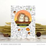 My Favorite Things clear stamps - set van 21 - Happy Hedgehogs