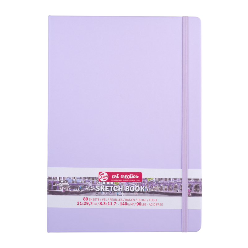 Talens art creation Brush / Schetsboek 21 x 29,7 cm - 80 vellen - Pastel Violet