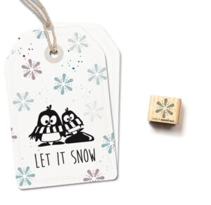 Cats on Appletrees - Houten stempel - 15x15mm - Snowflake 1