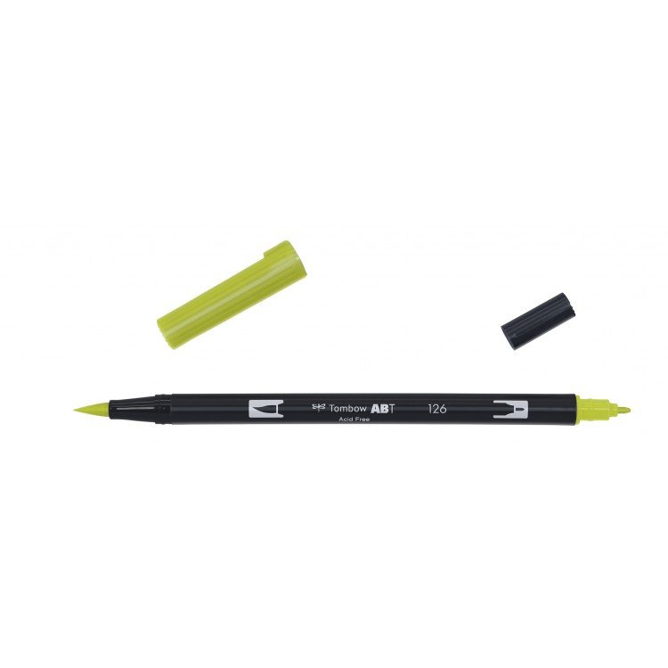 Tombow ABT Dual Brush Pen 126 light olive