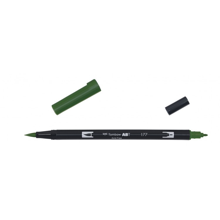 Tombow ABT Dual Brush Pen 177 dark jade