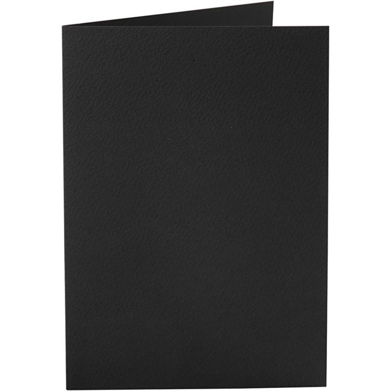 Mix & Match Greeting Dubbele kaarten 10,5 x 15 cm - 220 grams - 10 stuks - Zwart