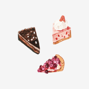 Mossery stickers - Artist Series - Dessert Tarts
