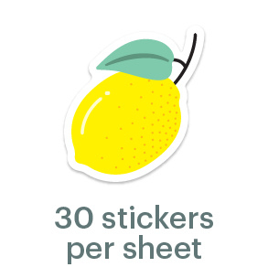 Mossery stickers - Lemon