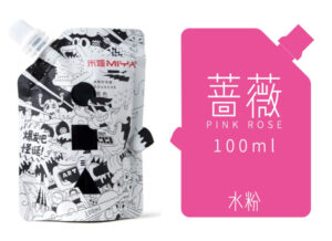 MIYA HIMI - Gouache - Refill bag (navulling) 100ml - Pink Rose