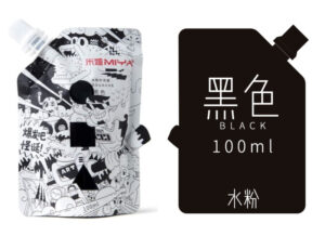 MIYA HIMI - Gouache - Refill bag (navulling) 100ml - Black