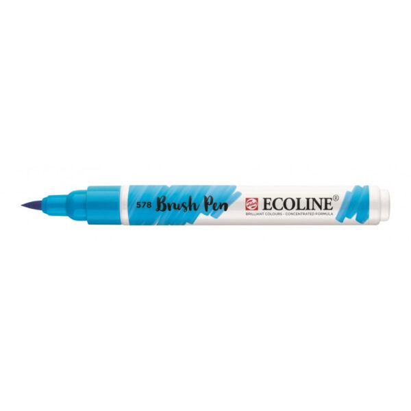 Talens Ecoline Brush Pen - 578 hemelsblauw cyaan
