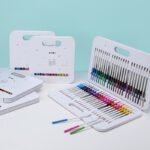 MIYA HIMI aquarel potloden in handige draagkoffer - set van 48