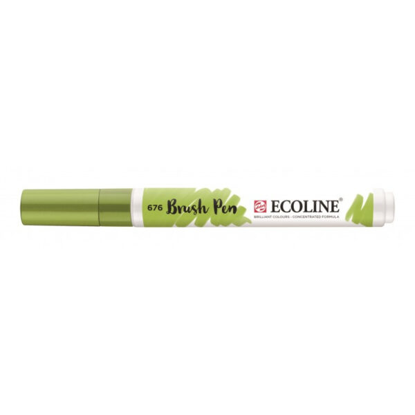 Talens Ecoline Brush Pen - 676 grasgroen
