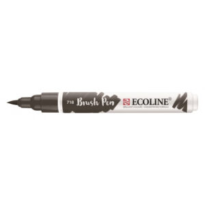 Talens Ecoline Brush Pen - 718 warmgrijs