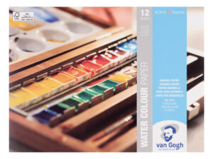 Van Gogh Aquarelpapier 18 x 24 cm -12 vellen 300 grams Wit