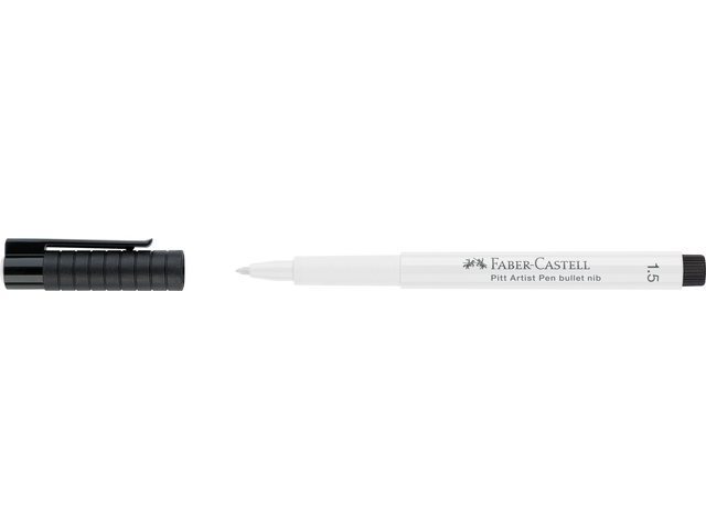 Faber Castell Tekenstift  Pitt Artist pen 1,5 mm - 101 wit