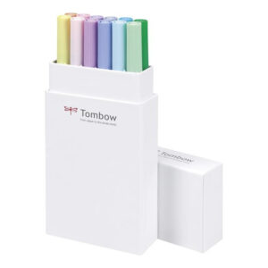 Tombow ABT Dual Brush Pen - set van 12 Pastel colours