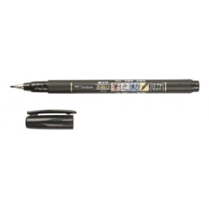 Tombow Fudenosuke Brush Pen / kalligrafie - zacht WS-BS - zwart