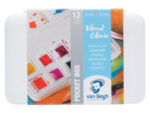 Van Gogh aquarelverf - Pocketbox 12 napjes - Vibrant Colours