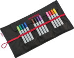 SenseBag roletui voor 18 markers zwart