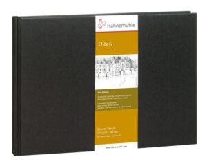 HahnemÃ¼hle D&S schetsboek 125 x 90 mm - 60 pagina's - Zwarte kaft