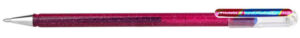 Pentel Hybrid Dual Metallic gelpen  K110 1,0 mm - Roze/Metallic Blauw - Limited Edition