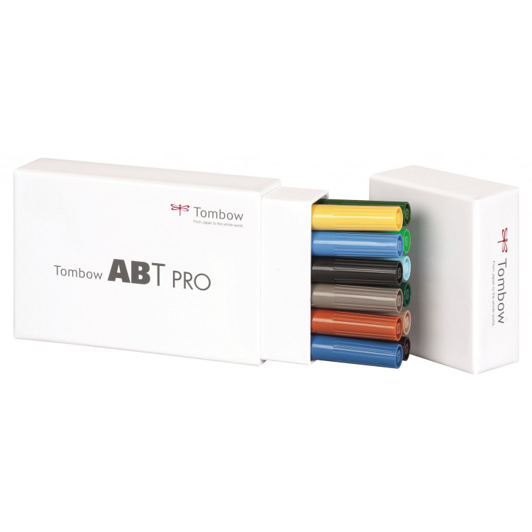 Tombow ABT PRO Alcohol based markers - Landscape colours - set van 12
