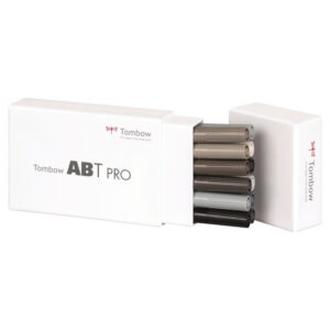 Tombow ABT PRO Alcohol based markers - Grey colours - set van 12