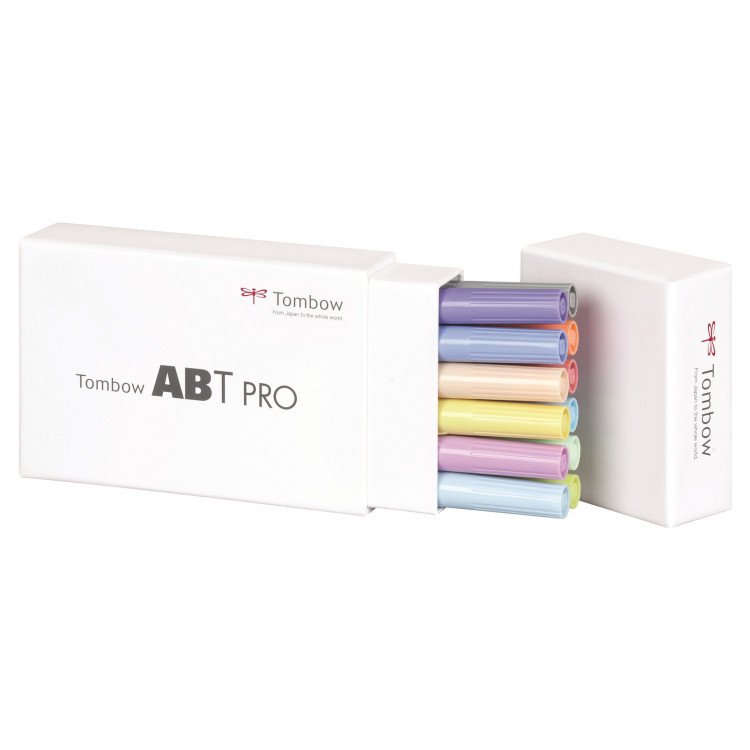 Tombow ABT PRO Alcohol based markers - Pastel colours - set van 12