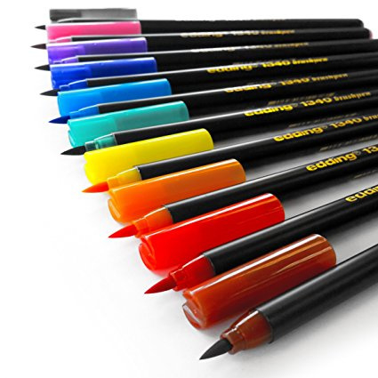 Edding 1340 Brush pennen - set van 10
